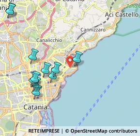 Mappa Via Plutone, 95126 Catania CT, Italia (2.77)