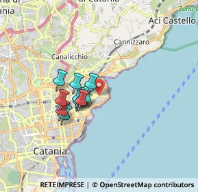 Mappa Via Plutone, 95126 Catania CT, Italia (1.38182)