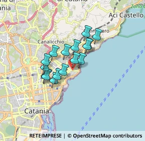 Mappa Via Plutone, 95126 Catania CT, Italia (1.33688)