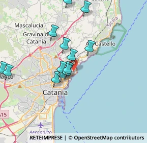 Mappa Via Plutone, 95126 Catania CT, Italia (3.91077)