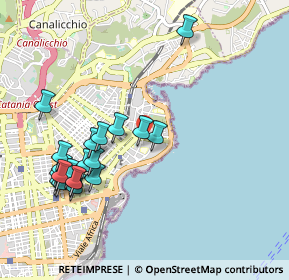 Mappa Via Plutone, 95126 Catania CT, Italia (1.196)