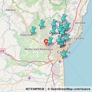 Mappa Via San Giovanni Bosco, 95045 Misterbianco CT, Italia (7.32941)
