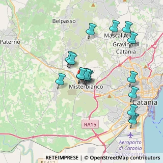 Mappa Via San Giovanni Bosco, 95045 Misterbianco CT, Italia (3.96188)