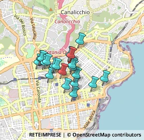 Mappa Viale Vittorio Veneto, 95126 Catania CT, Italia (0.672)