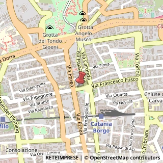 Mappa Via Ingegnere, 22, 95128 Catania, Catania (Sicilia)