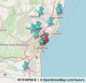 Mappa Via Michele Scammacca, 95126 Catania CT, Italia (5.81786)