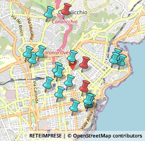 Mappa Via Michele Scammacca, 95126 Catania CT, Italia (1.062)