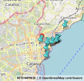 Mappa Via Michele Scammacca, 95126 Catania CT, Italia (1.35636)