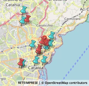 Mappa Via Michele Scammacca, 95126 Catania CT, Italia (1.8525)