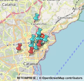 Mappa Via Regina Bianca, 95126 Catania CT, Italia (1.22231)