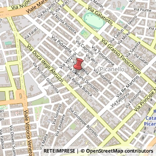 Mappa Via Caduti del Lavoro, 17, 95126 Catania, Catania (Sicilia)