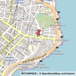 Mappa Via del Rotolo, 30, 95126 Catania, Catania (Sicilia)