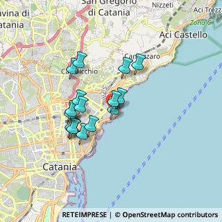 Mappa Via del Rotolo, 95126 Catania CT, Italia (1.60375)