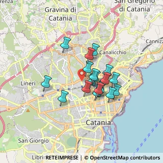 Mappa Viale Alexander Fleming, 95125 Catania CT, Italia (1.39722)