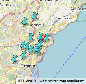 Mappa Via Timoleone, 95126 Catania CT, Italia (1.83462)