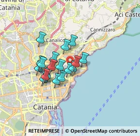 Mappa Via Timoleone, 95126 Catania CT, Italia (1.37722)