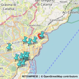 Mappa Via Timoleone, 95126 Catania CT, Italia (2.8525)