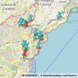 Mappa Via Timoleone, 95126 Catania CT, Italia (1.86125)