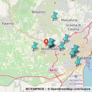 Mappa Via Orlando Antonino, 95045 Misterbianco CT, Italia (3.93462)