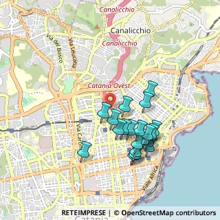 Mappa Via Giuseppe Patane', 95125 Catania CT, Italia (0.9635)