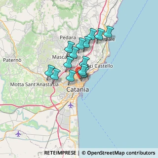 Mappa Via Giuseppe Patane', 95125 Catania CT, Italia (5.535)