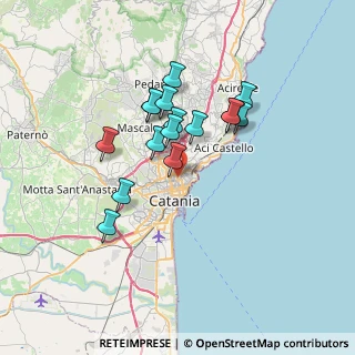 Mappa Via Giuseppe Patane', 95125 Catania CT, Italia (6.4075)