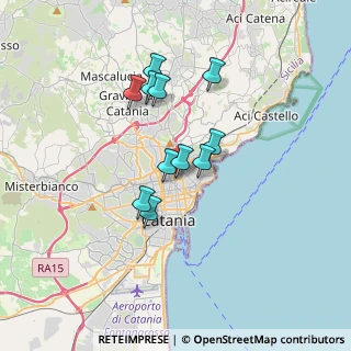 Mappa Via Giuseppe Patane', 95125 Catania CT, Italia (3.03636)
