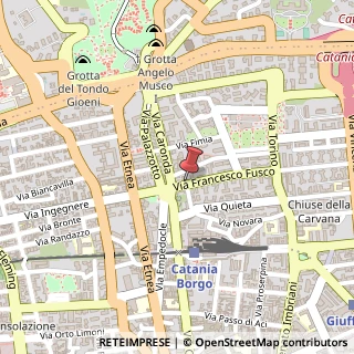 Mappa Via Francesco Fusco,  6, 95128 Catania, Catania (Sicilia)