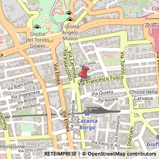 Mappa Via Francesco Fusco,  7, 95128 Catania, Catania (Sicilia)