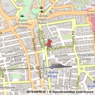Mappa Via Francesco Fusco, 1, 95128 Catania, Catania (Sicilia)