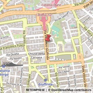 Mappa Via Vincenzo Giuffrida, 174/C, 95128 Catania, Catania (Sicilia)