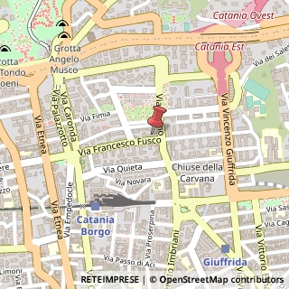 Mappa Via Torino, 61, 95128 Catania, Catania (Sicilia)