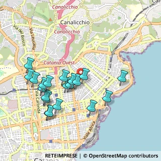 Mappa Via Vezzosi, 95127 Catania CT, Italia (1.0755)