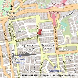 Mappa Via Torino, 63, 95128 Catania, Catania (Sicilia)