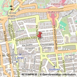 Mappa Via Torino, 54, 95128 Catania, Catania (Sicilia)