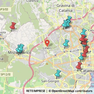 Mappa Via Nicolò Copernico, 95045 Misterbianco CT, Italia (3.3425)