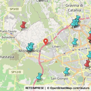 Mappa Strada Quartararo, 95045 Misterbianco CT, Italia (3.869)