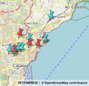 Mappa Viale Ruggero di Lauria, 95120 Catania CT, Italia (2.32167)