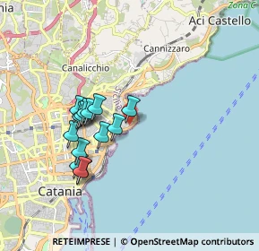 Mappa Viale Ruggero di Lauria, 95120 Catania CT, Italia (1.75786)