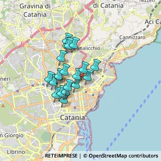 Mappa Via Sassari, 95127 Catania CT, Italia (1.4185)