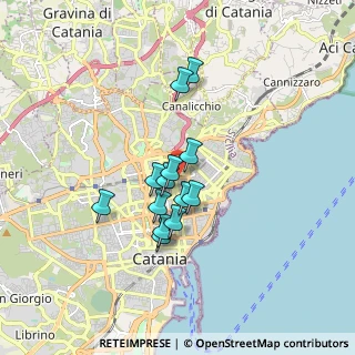 Mappa Via Sassari, 95127 Catania CT, Italia (1.44231)