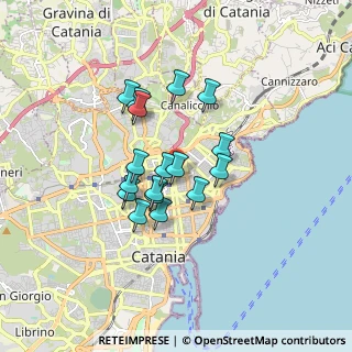 Mappa Via Sassari, 95127 Catania CT, Italia (1.45)