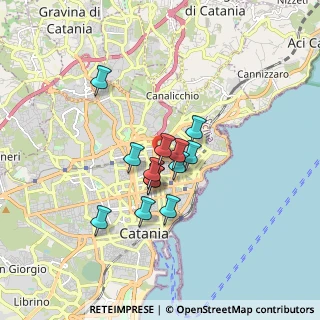 Mappa Via Sassari, 95127 Catania CT, Italia (1.35077)