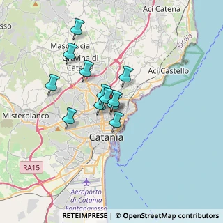 Mappa Via Sassari, 95127 Catania CT, Italia (2.82583)