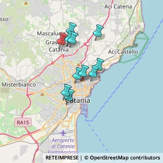 Mappa Via Sassari, 95127 Catania CT, Italia (3.09455)