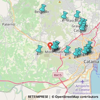 Mappa Via Giuseppe Verdi, 95045 Misterbianco CT, Italia (5.1955)