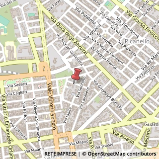 Mappa Via Corvello, 29, 95127 Catania, Catania (Sicilia)
