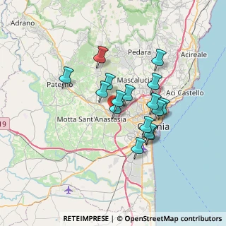 Mappa Via dei Mulini, 95045 Misterbianco CT, Italia (6.125)