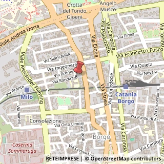 Mappa Via Randazzo, 17, 95125 Catania, Catania (Sicilia)