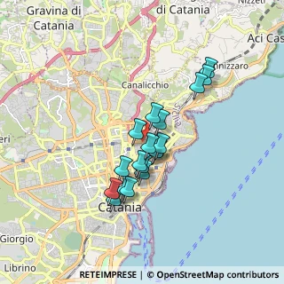 Mappa Via Sassari, 95128 Catania CT, Italia (1.53333)